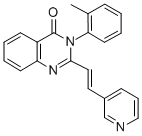 CAS 登录号：1897-90-1， 2-(2-(3-吡啶基)-乙烯基)-3-(o-甲苯基)-4(3H)-喹唑啉酮
