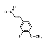 CAS 登录号：189753-33-1， 2-氟-1-甲氧基-4-[(E)-2-硝基乙烯基]苯