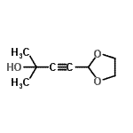 CAS 登录号：18984-02-6， 4-(1,3-二氧戊环-2-基)-2-甲基-3-丁炔-2-醇