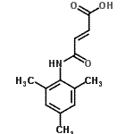 CAS 登录号：189875-67-0， (2E)-4-(均三甲苯基氨基)-4-氧代-2-丁烯酸