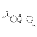 CAS 登录号：190121-98-3， 2-(3-氨基苯基)-1H-苯并咪唑-6-羧酸