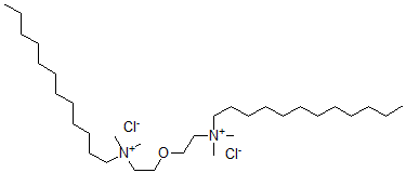 CAS 登录号：19037-74-2， (氧基二乙烯)二(十二烷基二甲基铵)二氯化物