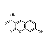 CAS 登录号：19088-69-8， 7-羟基-2-氧代-2H-苯并吡喃-3-甲酰胺