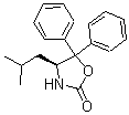CAS 登录号：191090-34-3， (4S)-4-(2-甲基丙基)-5,5-二苯基-2-恶唑烷酮
