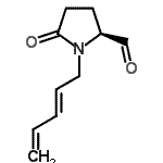CAS 登录号：191098-87-0， (2S)-5-氧代-1-[(2E)-2,4-戊二烯-1-基]-2-吡咯烷甲醛