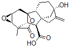 CAS 登录号：19147-78-5， (1R,2R,5S,8S,9S,10R,11S,12R,14S)-5-羟基-11-甲基-6-亚甲基-17-氧代-13,16-二氧杂六环[9.4.2.1(5,8).0(1,10).0(2,8).0(12,14)]十八烷-9-羧酸