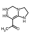 CAS 登录号：191677-77-7， 1-(1,2,3,5,6,7-六氢咪唑并[1,2-d][1,2,4]三嗪-8-基)乙酮