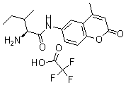 CAS 登录号：191723-68-9， H-L-异亮氨酰-7-氨基-4-甲基香豆素三氟乙酸盐