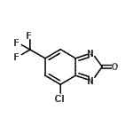 CAS 登录号：191847-82-2， 4-氯-6-(三氟甲基)-2H-苯并咪唑-2-酮
