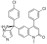 CAS#: 192185-68-5, 6-[Amino-(4-Chlorophenyl)-(3-Methylimidazol-4-Yl)Methyl]-4-(3-Chlorophenyl)-1-Methylquinolin-2-One