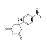 CAS#: 19244-22-5, 4-Methyl-4-(4-Nitrophenyl)Tetrahydropyran-2,6-Dione