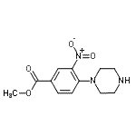 CAS#: 192441-86-4, Methyl 3-Nitro-4-(1-Piperazinyl)Benzoate