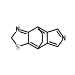 CAS 登录号：192445-56-0， 3-硫杂-5,10-二氮杂四环[5.5.2.0<sup>2,6</sup>.0<sup>8,12</sup>]十四碳-1,5,7,9,11-五烯