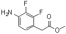 CAS 登录号：192650-56-9， (4-氨基-2,3-二氟苯基)乙酸甲酯