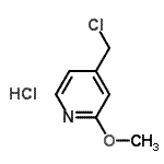 CAS#: 193001-96-6, 4-(Chloromethyl)-2-Methoxypyridine Hydrochloride (1:1)