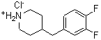 CAS#: 193357-75-4, 4-(3,4-Difluorobenzyl)Piperidinium Chloride