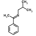 CAS 登录号：19340-97-7， (1E)-N-异丁基-1-苯基乙烷亚胺