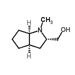 CAS 登录号：193606-60-9， [(2S,3aR,6aR)-1-甲基八氢环戊烯并[b]吡咯-2-基]甲醇