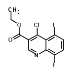 CAS 登录号：193827-70-2， 乙基4-氯-5,8-二氟-喹啉-3-羧酸酯