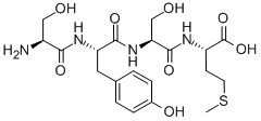 CAS 登录号：19405-50-6， N-(N-(N-L-丝氨酰-L-酪氨酰)-L-丝氨酰)-L-蛋氨酸