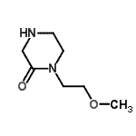 CAS 登录号：194351-04-7， 1-(2-甲氧基乙基)-2-哌嗪酮