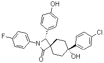 CAS#: 194423-53-5, (3R,4beta,7alpha)-7-(4-Chlorophenyl)-2-(4-Fluorophenyl)-7-Hydroxy-3-(4-Hydroxyphenyl)-2-Azaspiro[3.5]Nonan-1-One
