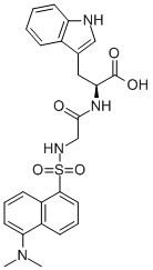 CAS#: 19461-22-4, (N-(5-Dimethylaminonaphthalene-1-sulphonyl)glycyl)tryptophan