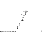 CAS 登录号：19467-38-0， 2-羟基-N,N,N-三甲基-3-[(9Z)-9-十八碳烯酰基氧基]-1-丙氯化铵