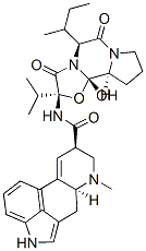 CAS 登录号：19467-61-9， (5'alpha,10alpha)-12'-羟基-2'-(1-甲基乙基)-5'-[(1S)-1-甲基丙基]-麦角它曼-3',6',18-三酮