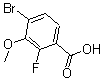 CAS 登录号：194804-92-7， 4-溴-2-氟-3-甲氧基-苯甲酸