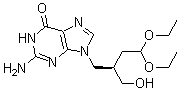 CAS#: 195157-25-6, 2-Amino-9-[(2R)-4,4-Diethoxy-2-(Hydroxymethyl)Butyl]-1,9-Dihydro-6H-Purin-6-One