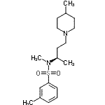 CAS 登录号：195199-95-2， N,3-二甲基-N-[(2R)-4-(4-甲基-1-哌啶基)-2-丁烷基]苯磺酰胺