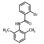 CAS 登录号：195383-89-2， 2-溴-N-(2,6-二甲基苯基)苯甲酰胺