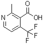 CAS 登录号：195447-85-9， 2-甲基-4-(三氟甲基)烟酸