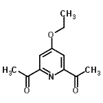 CAS 登录号：195967-09-0， 1,1'-(4-乙氧基-2,6-吡啶二基)二乙酮