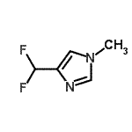 CAS 登录号：196304-05-9， 4-(二氟甲基)-1-甲基-1H-咪唑