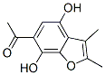 CAS#: 19671-80-8, 6-Acetyl-2,3-Dimethyl-4,7-Benzofurandiol
