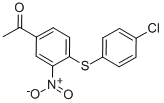 CAS#: 19688-55-2, 1-[4-[(4-Chlorophenyl)Thio]-3-Nitrophenyl]-Ethanone