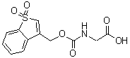 CAS 登录号：197245-13-9， N-{[(1,1-二氧代-1-苯并噻吩-3-基)甲氧基]羰基}甘氨酸