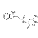 CAS#: 197245-21-9, N-{[(1,1-Dioxido-1-Benzothiophen-2-Yl)Methoxy]Carbonyl}-L-Leucine