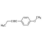 CAS 登录号：197250-99-0， 1-(1-丁炔-1-基)-4-甲氧基苯