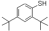 CAS 登录号：19728-43-9， 2,4-二(2-甲基-2-丙基)苯硫酚