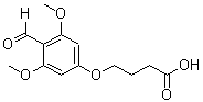 CAS 登录号：197304-21-5， 4-(4-甲酰基-3,5-二甲氧基苯氧基)-丁酸