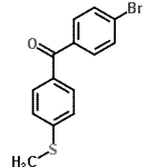CAS#: 197439-28-4, (4-Bromophenyl)[4-(Methylsulfanyl)Phenyl]Methanone
