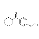CAS 登录号：197439-30-8， 环己基[4-(甲硫基)苯基]甲酮