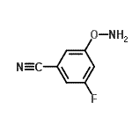 CAS 登录号：197588-22-0， 3-(氨基氧基)-5-氟苯甲腈