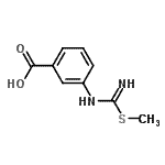 CAS#: 197792-82-8, 3-{[(Methylsulfanyl)carbonoimidoyl]amino}benzoic acid