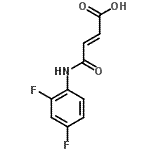 CAS 登录号：198077-70-2， (2E)-4-[(2,4-二氟苯基)氨基]-4-氧代-2-丁烯酸