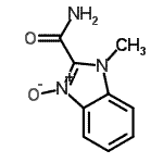 CAS 登录号：19808-88-9， 1-甲基-1H-苯并咪唑-2-甲酰胺3-氧化物