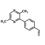 CAS#: 198084-10-5, 4-(3,6-Dimethyl-2-Pyrazinyl)Benzaldehyde